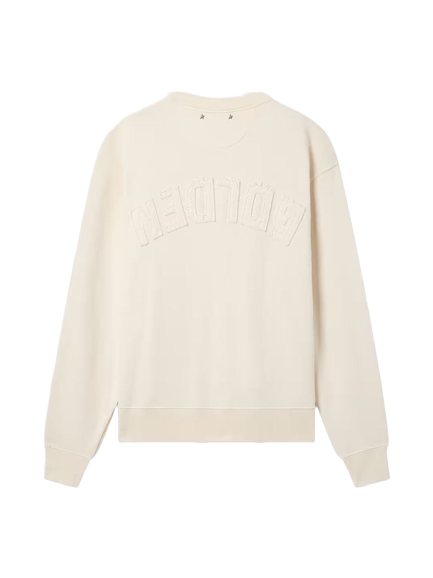 Felpa in cotone con logo GUP01872 P00157911560 GOLDEN GOOSE 