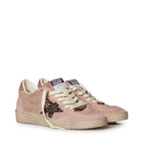 Sneakers Ball Star in suede con glitter GWF00117 F00869425819 GOLDEN GOOSE 