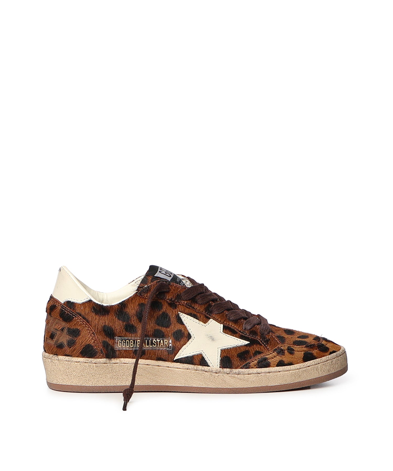 Sneaker Ball Star in cavallino leo GWF00117 F00870355655 GOLDEN GOOSE 