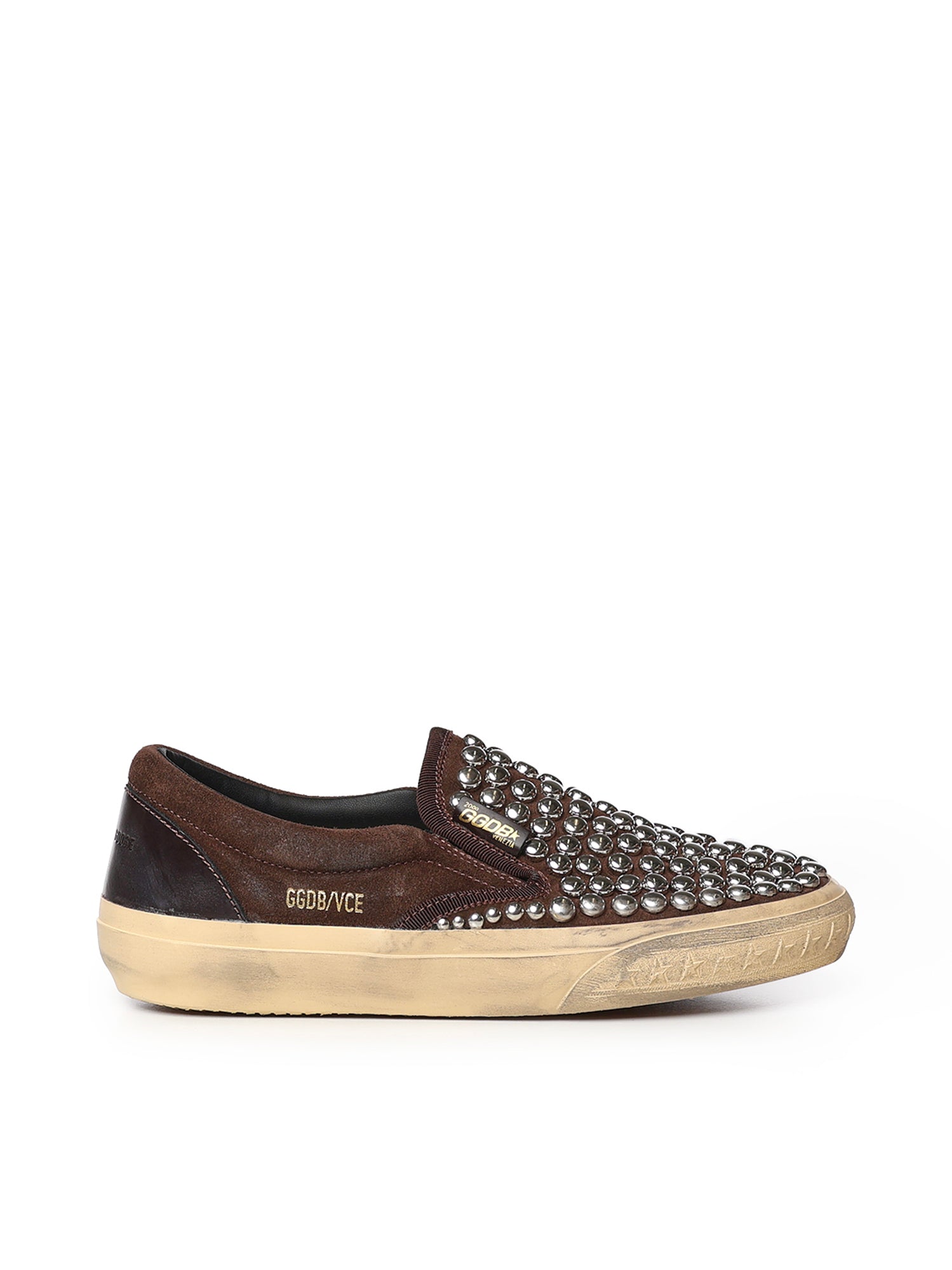 Slip-on Vce in suede con borchieE GWF00306 F00876355381 GOLDEN GOOSE 
