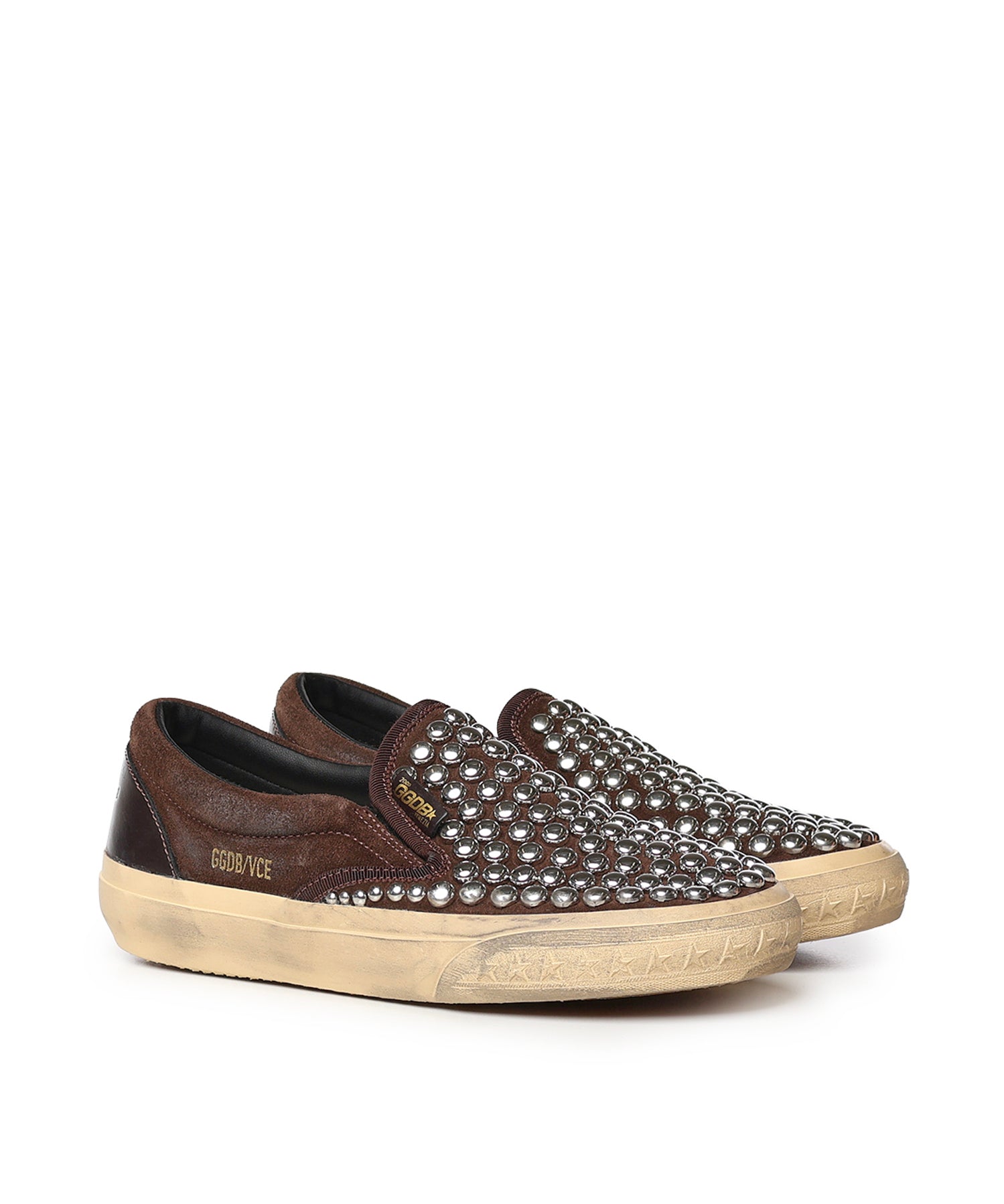 Slip-on Vce in suede con borchieE GWF00306 F00876355381 GOLDEN GOOSE 