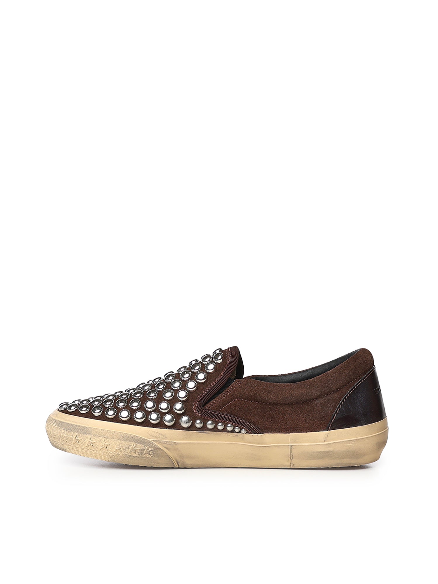 Slip-on Vce in suede con borchieE GWF00306 F00876355381 GOLDEN GOOSE 