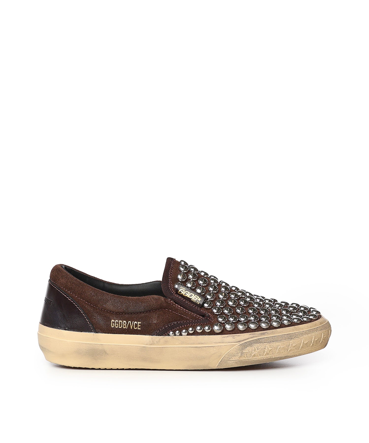 Slip-on Vce in suede con borchieE GWF00306 F00876355381 GOLDEN GOOSE 