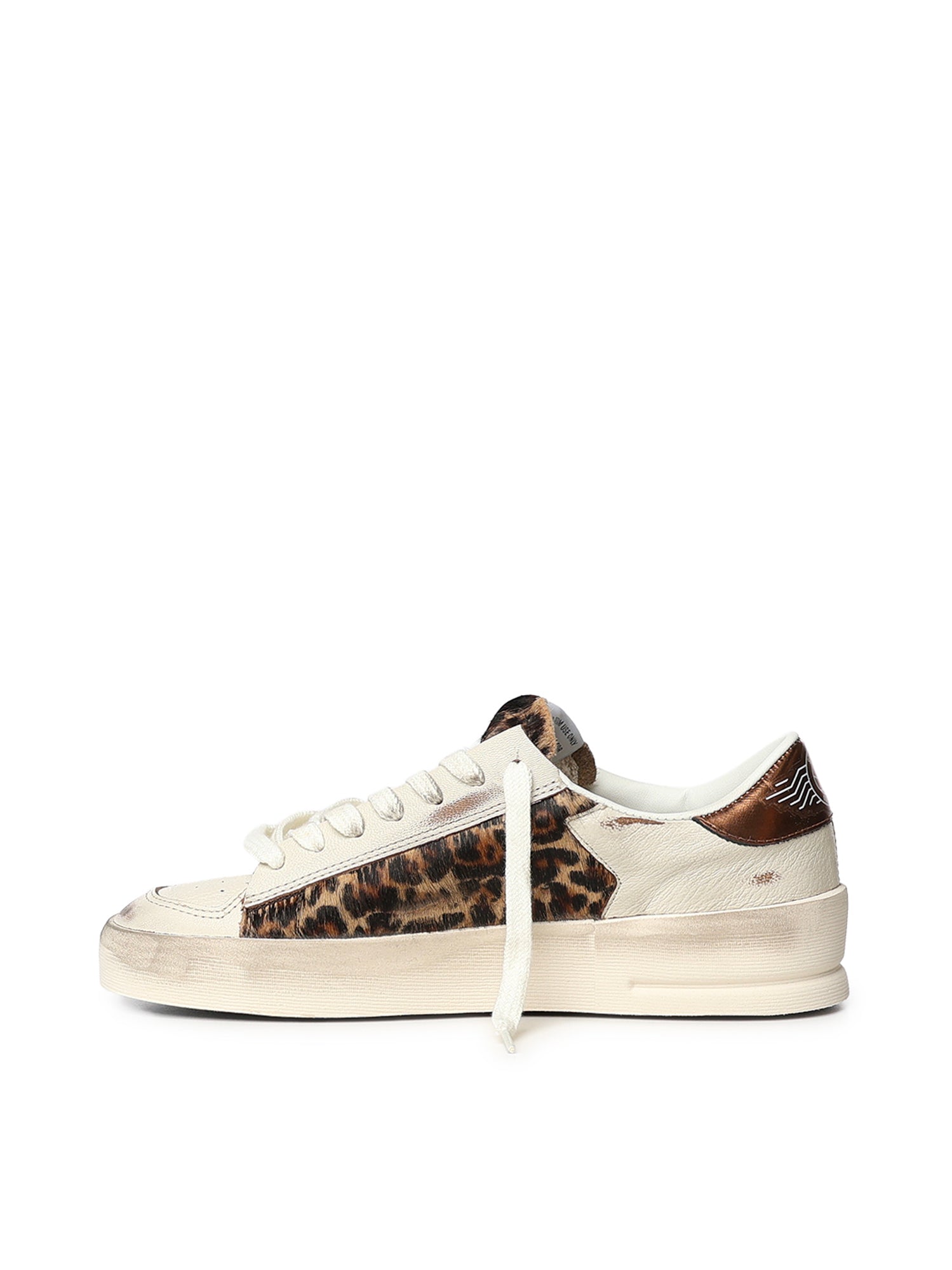 Sneaker Stardan in pelle e cavallino GWF00333 F00849181551 GOLDEN GOOSE 