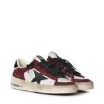 Sneaker Stardan in pelle con glitter GWF00333 F00876615994 GOLDEN GOOSE 