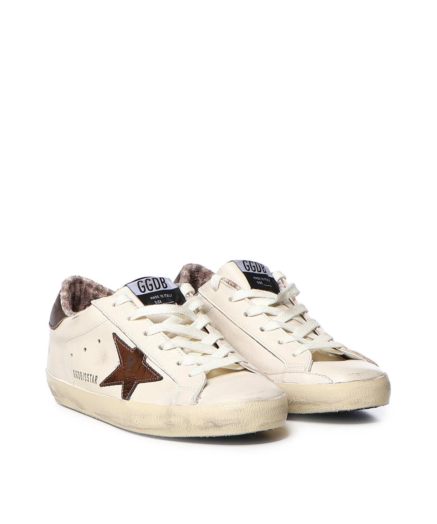 Sneaker Super-Star in pelle GWF01002 F00869212520 GOLDEN GOOSE 