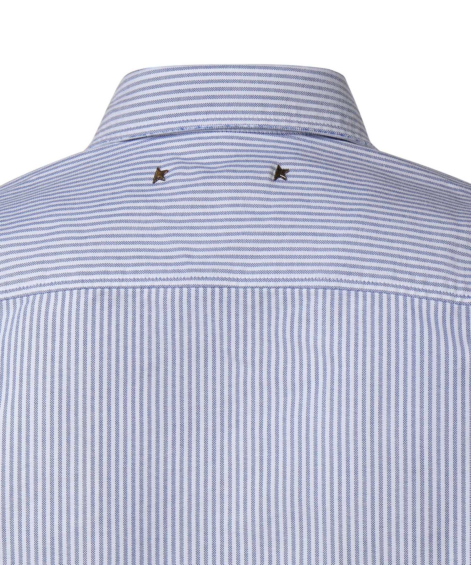 Camicia a righe in cotone GWP00820 P00054880197 GOLDEN GOOSE 