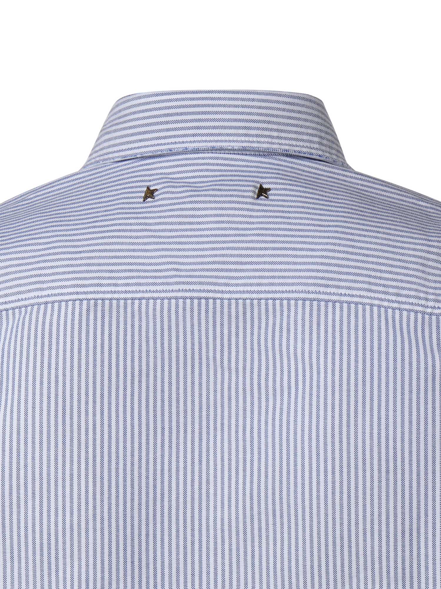 Camicia a righe in cotone GWP00820 P00054880197 GOLDEN GOOSE 