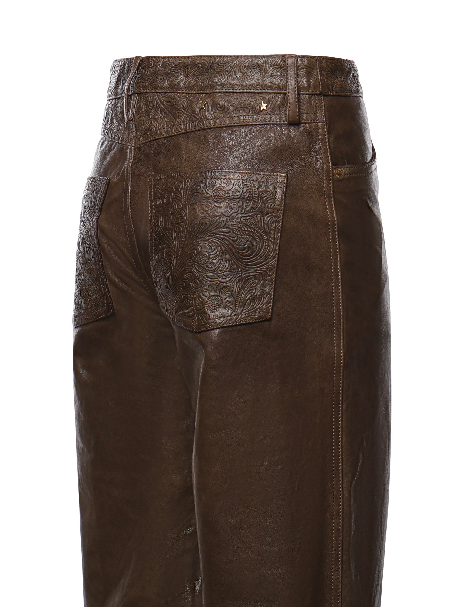 Pantalone Melany in pelle GWP01882 P00265936110 GOLDEN GOOSE 