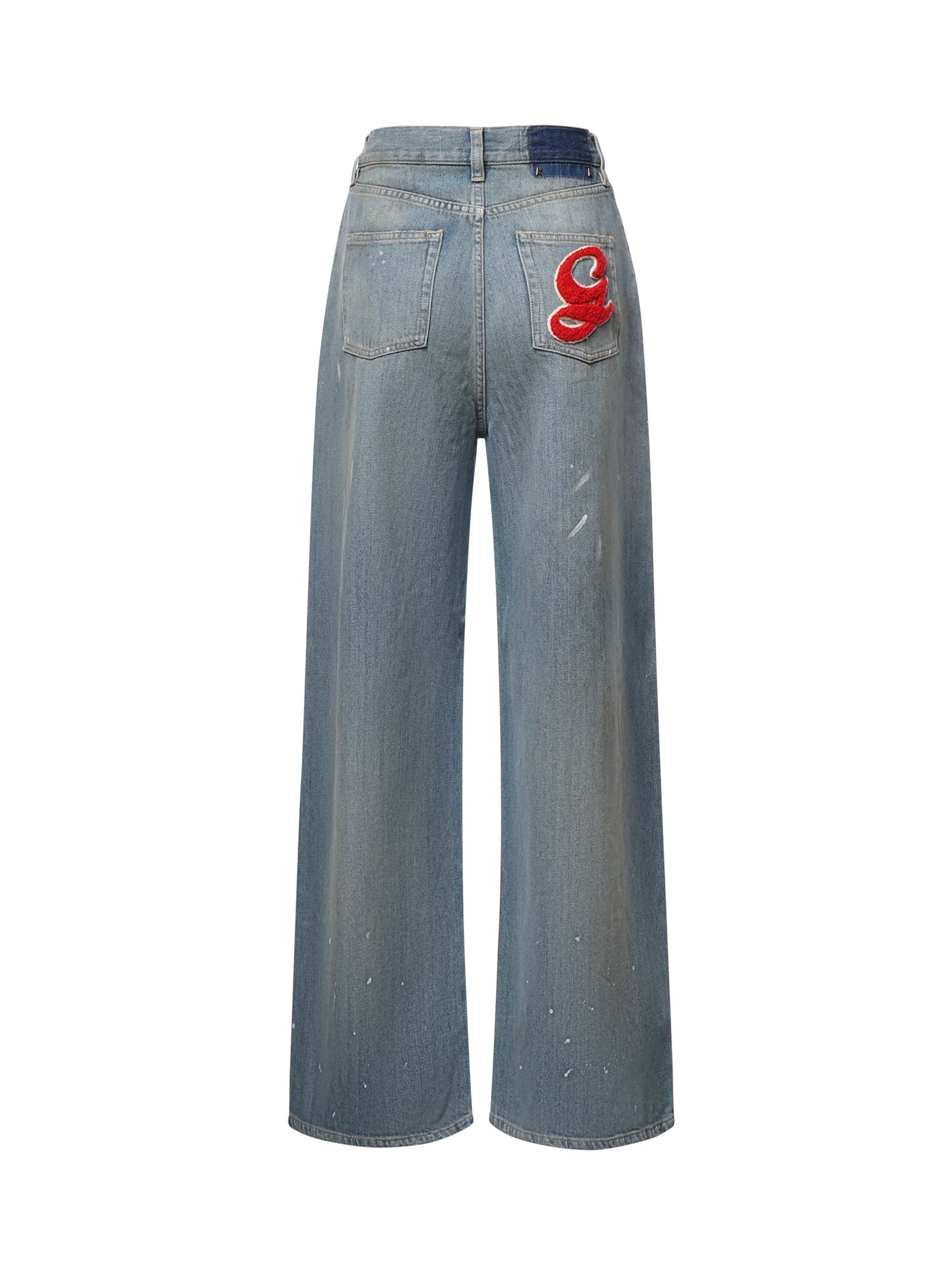 Jeans a gamba larga in denim GWP02079 P00260650100 GOLDEN GOOSE 