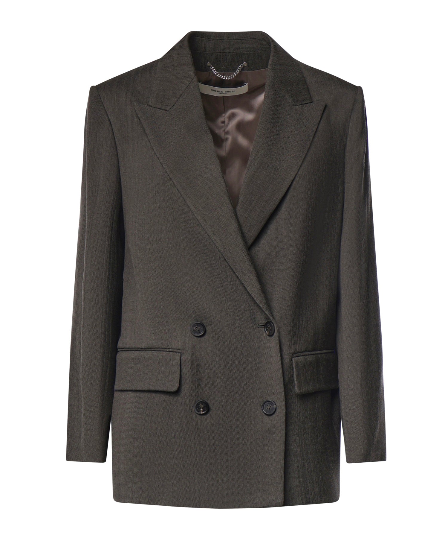 Blazer doppiopetto in misto viscosa GWP02332 P00258736101 GOLDEN GOOSE 