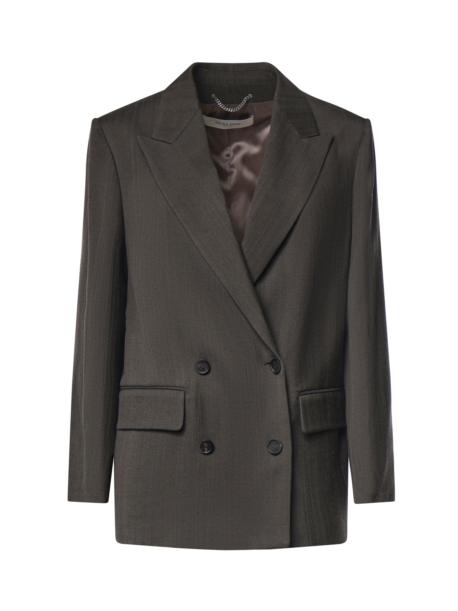Blazer doppiopetto in misto viscosa GWP02332 P00258736101 GOLDEN GOOSE 