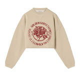 Felpa in cotone con stampa GWP02769 P00264415969 GOLDEN GOOSE 