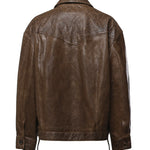 Giacca in pelle GWP02789 P00266736110 GOLDEN GOOSE 