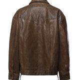 Giacca in pelle GWP02789 P00266736110 GOLDEN GOOSE 