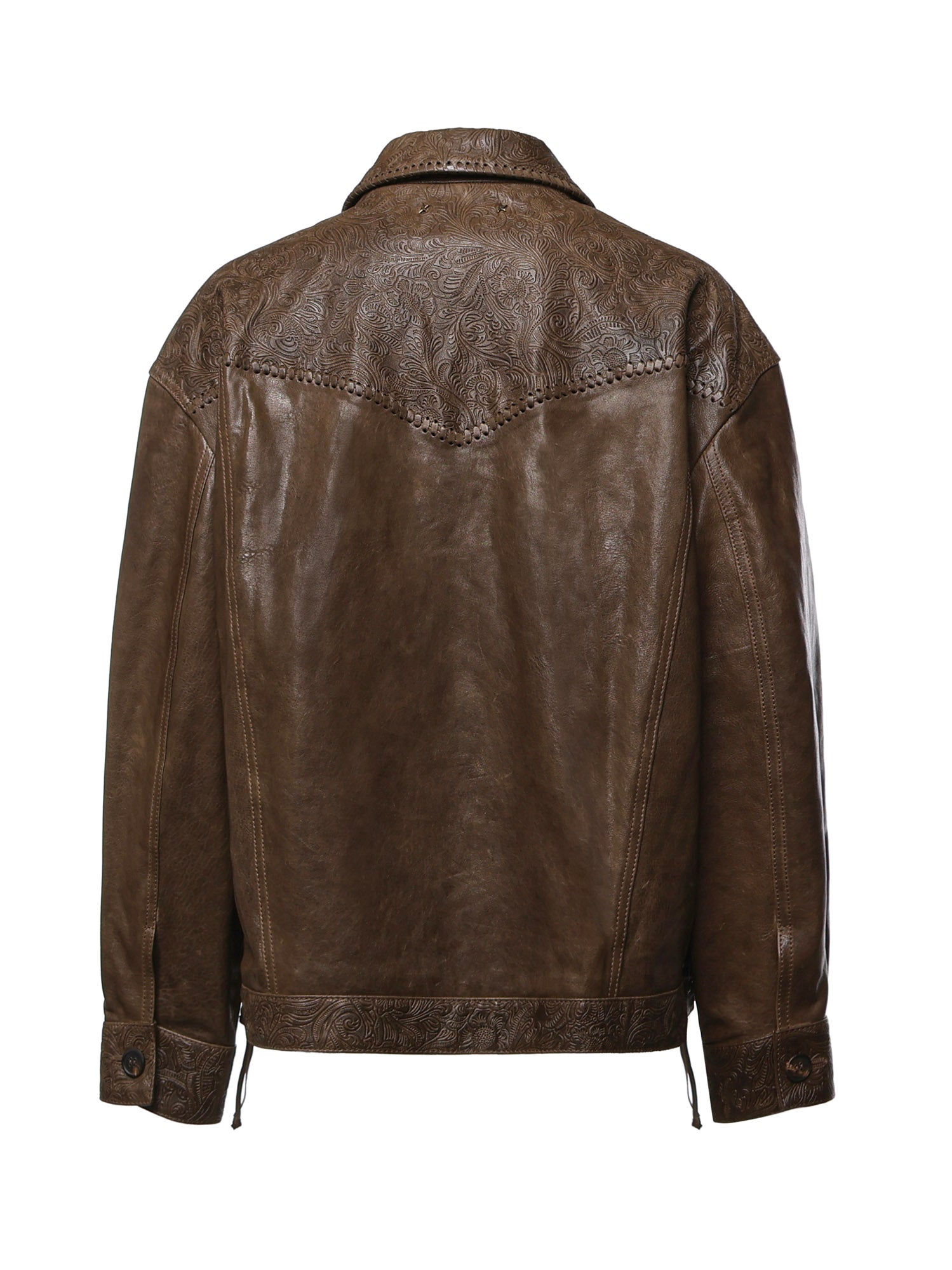 Giacca in pelle GWP02789 P00266736110 GOLDEN GOOSE 