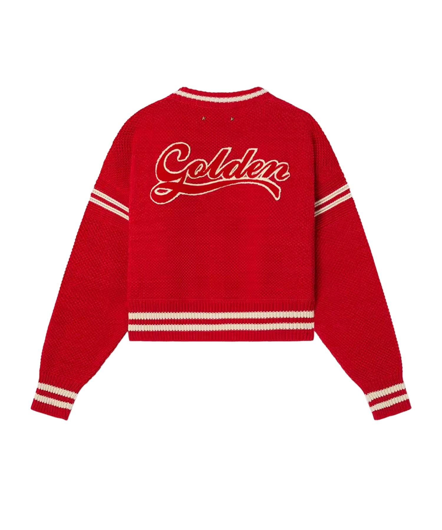 Felpa in cotone con logo GWP02794 P00267240605 GOLDEN GOOSE 