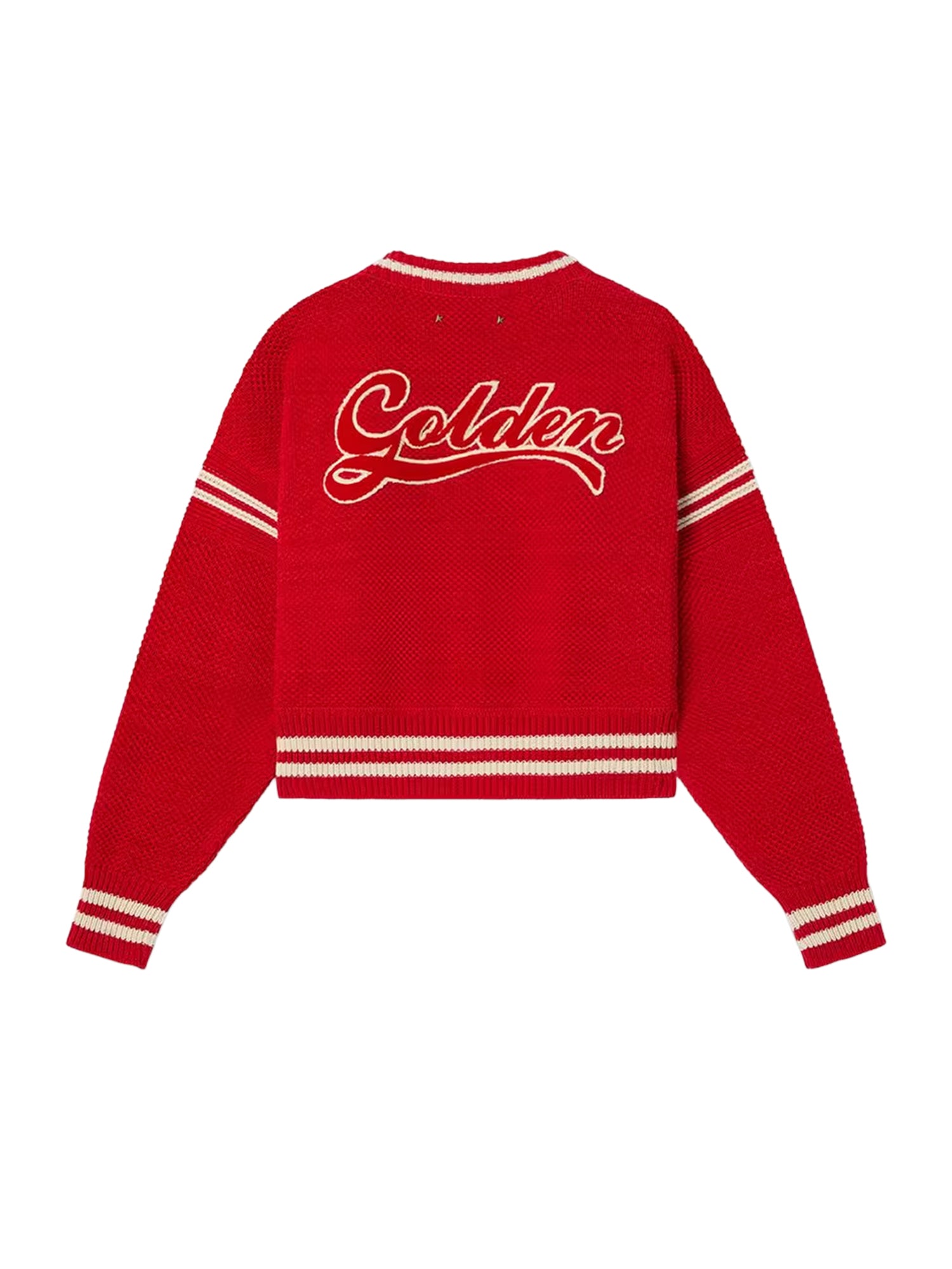 Felpa in cotone con logo GWP02794 P00267240605 GOLDEN GOOSE 