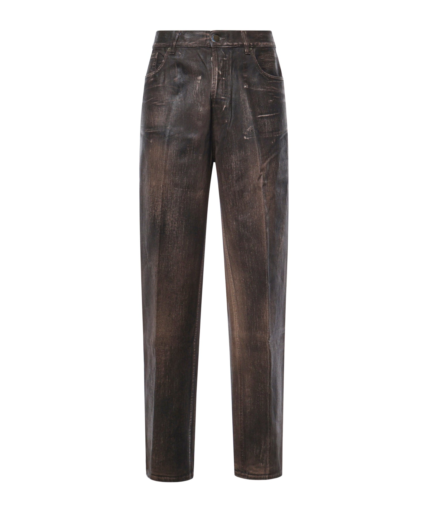 Jeans in denim G6AC0028 VINTAGE MARRONE GRIFONI 