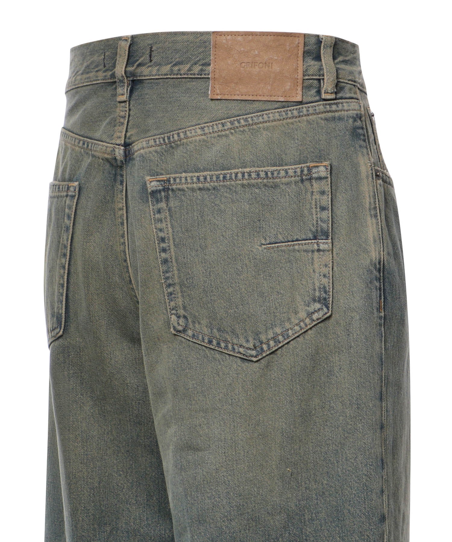 Jeans in denim G6AC0070 OVERDYED BLU GRIFONI 