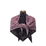 Bandana "The Wild Rag" in cashmere A25210AL SPRINKLE/MIDNIGHT GUEST IN RESIDENCE 
