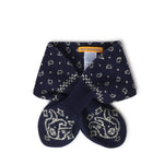Sciarpa "Bandana Bowtie" in misto lana A28819AL MIDNIGHT/BUTTER GUEST IN RESIDENCE 