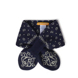 Sciarpa "Bandana Bowtie" in misto lana A28819AL MIDNIGHT/BUTTER GUEST IN RESIDENCE 