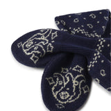 Sciarpa "Bandana Bowtie" in misto lana A28819AL MIDNIGHT/BUTTER GUEST IN RESIDENCE 