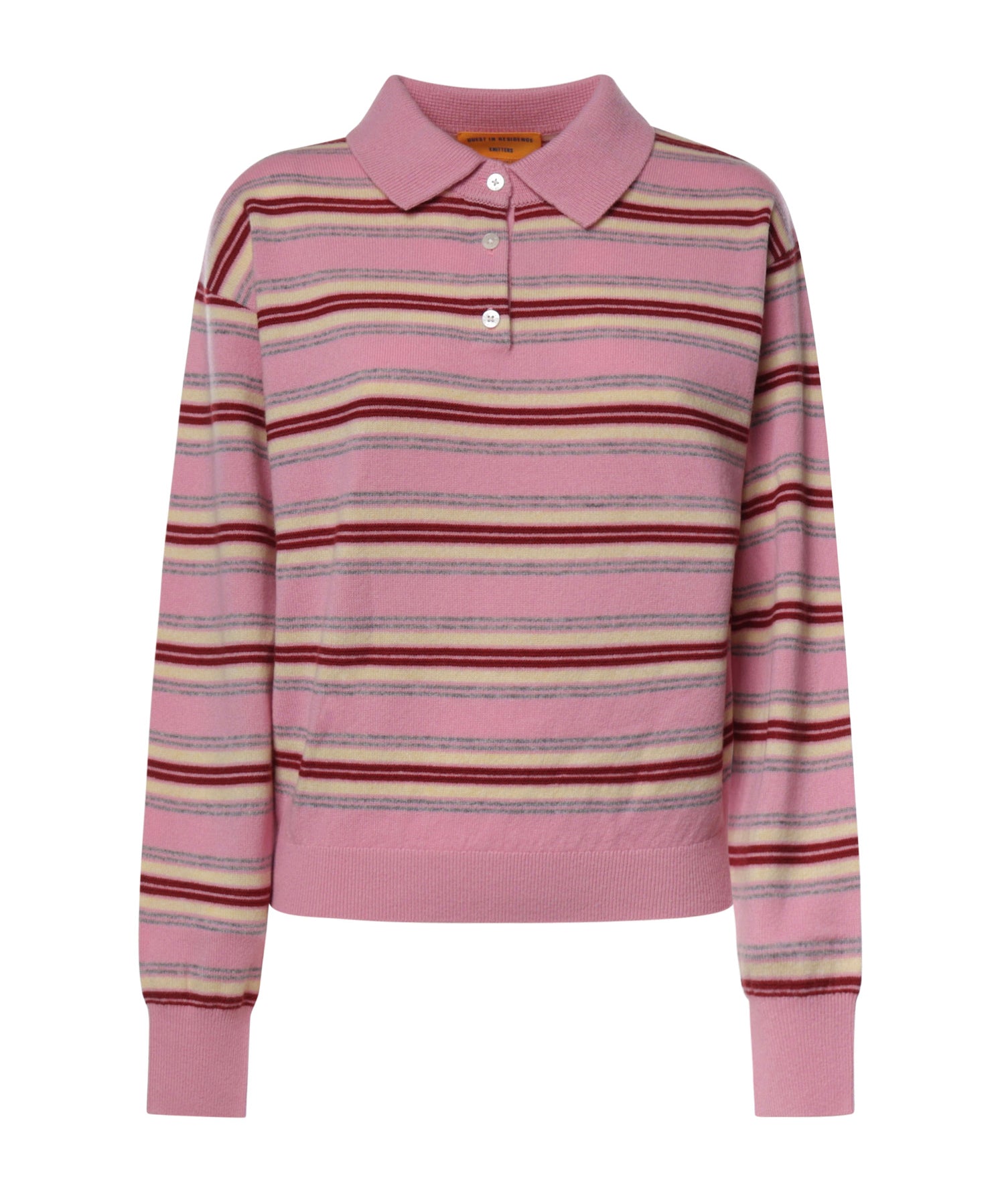 Polo a righe in cashmere W43810JL SPRINKLE COMBO GUEST IN RESIDENCE 