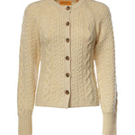 Cardigan in misto lana e cashmere W47819CM BUTTER GUEST IN RESIDENCE 