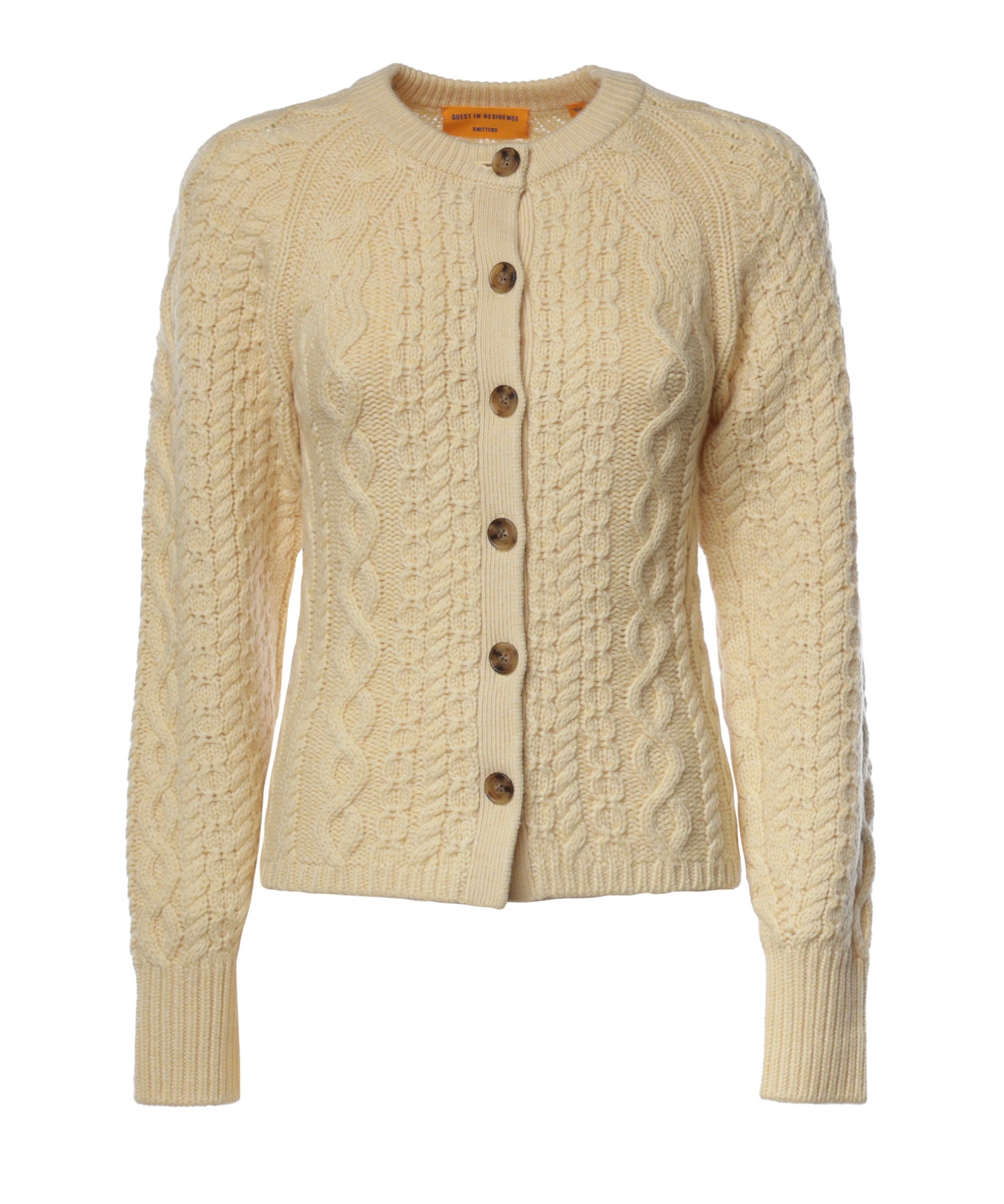 Cardigan in misto lana e cashmere W47819CM BUTTER GUEST IN RESIDENCE 