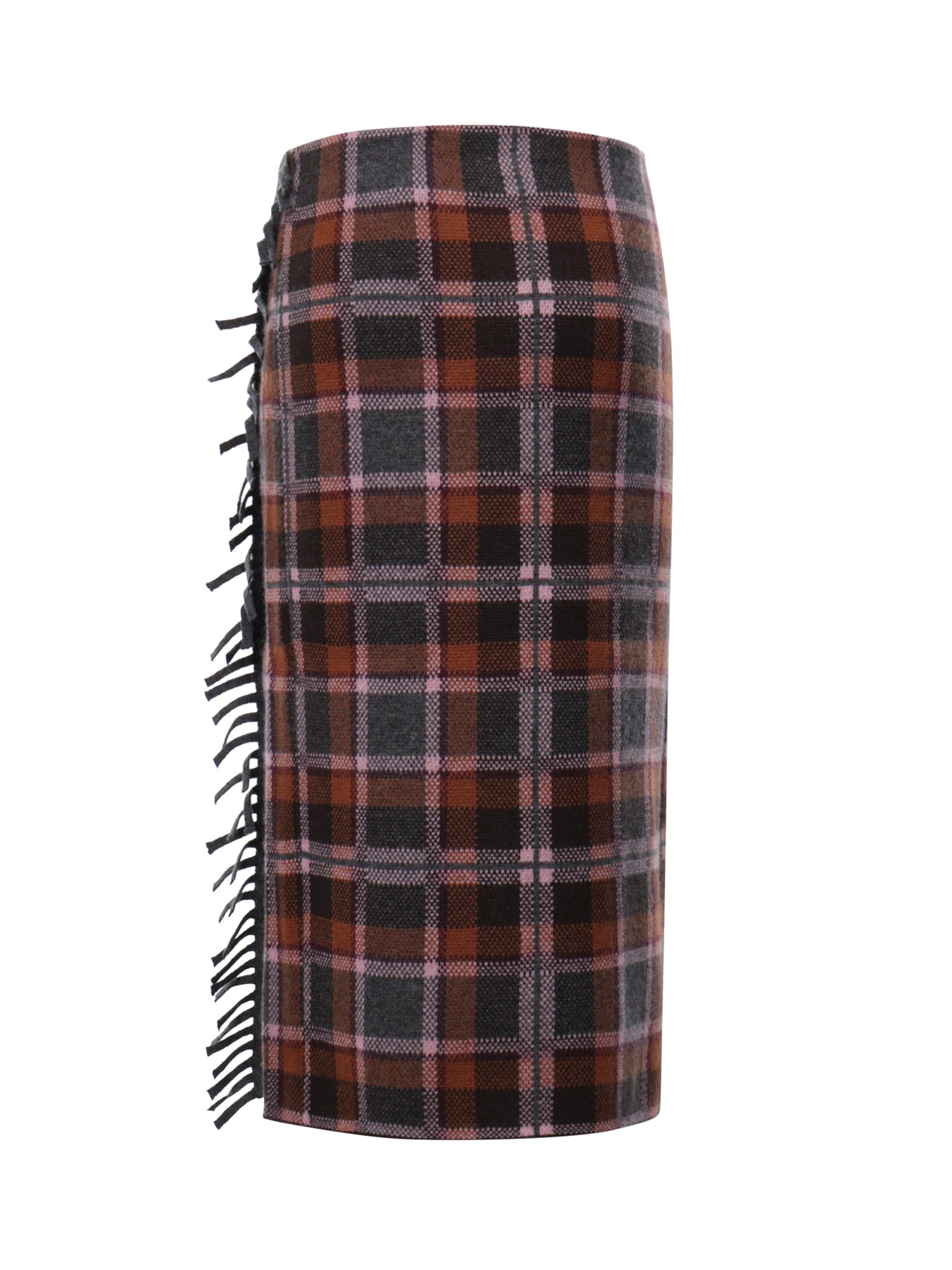 Gonna "Tartan Wrap" in misto lana W50219JM SPRINKLE COMBO GUEST IN RESIDENCE 