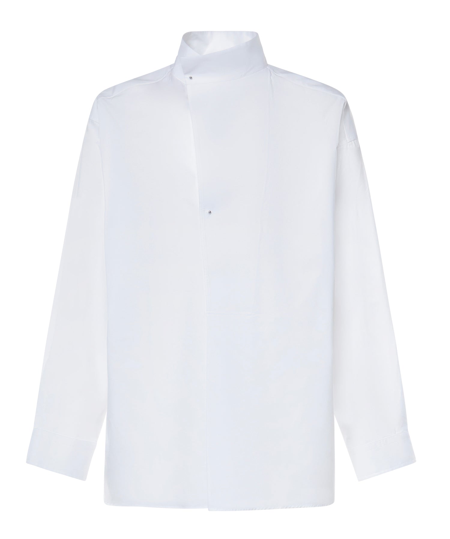 Camicia oversize con collo alto HMMD60056AHD272 100 HED MAYNER 