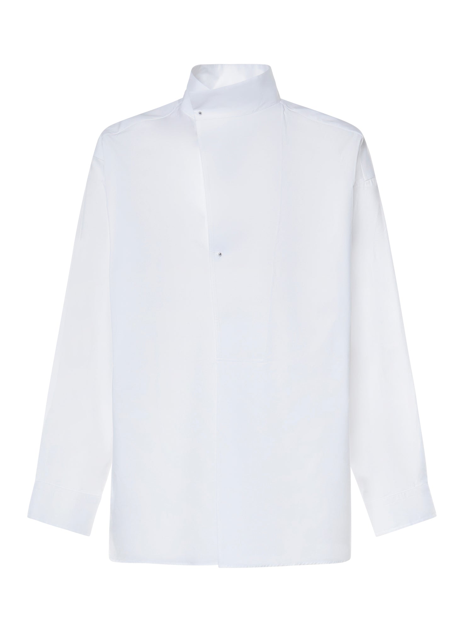 Camicia oversize con collo alto HMMD60056AHD272 100 HED MAYNER 