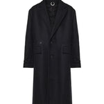 Cappotto Aurion in misto lana AW26M01017 BLK01 HELIOT EMIL 