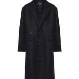 Cappotto Aurion in misto lana AW26M01017 BLK01 HELIOT EMIL 