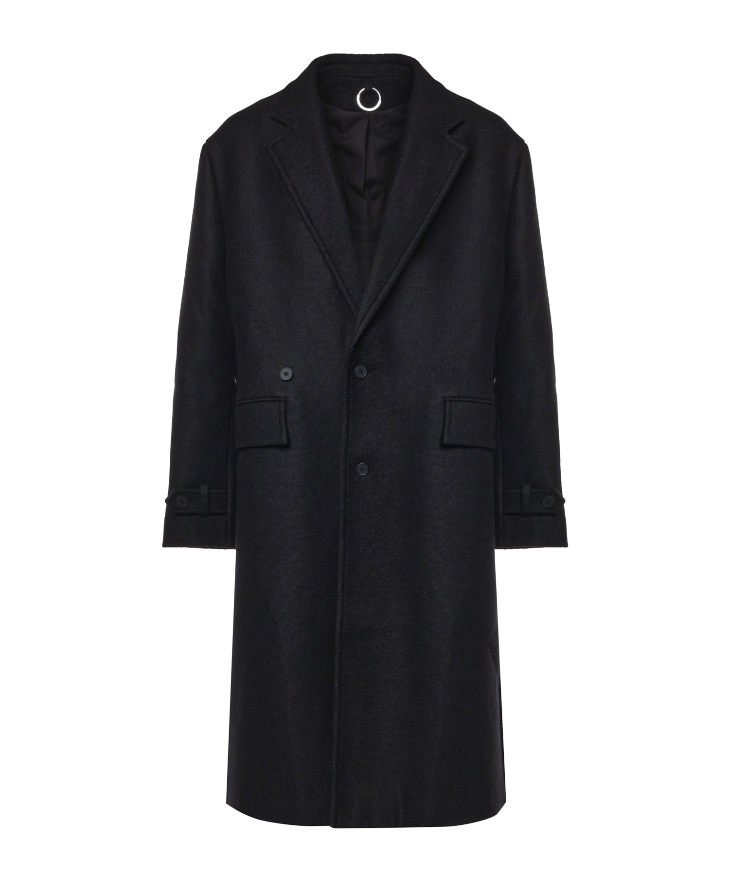 Cappotto Aurion in misto lana AW26M01017 BLK01 HELIOT EMIL 