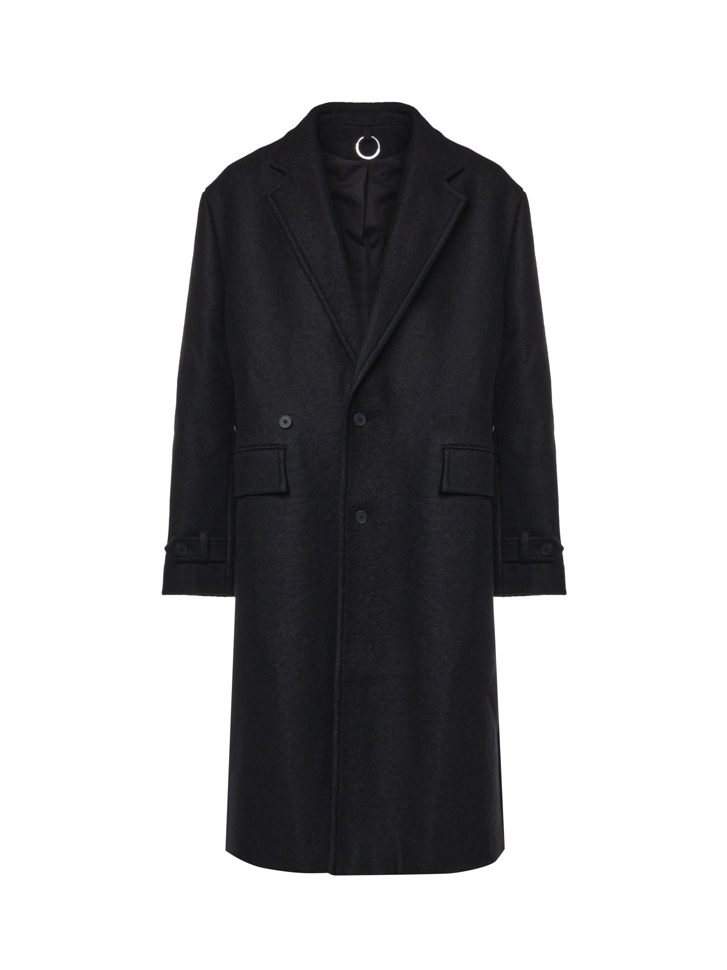 Cappotto Aurion in misto lana AW26M01017 BLK01 HELIOT EMIL 
