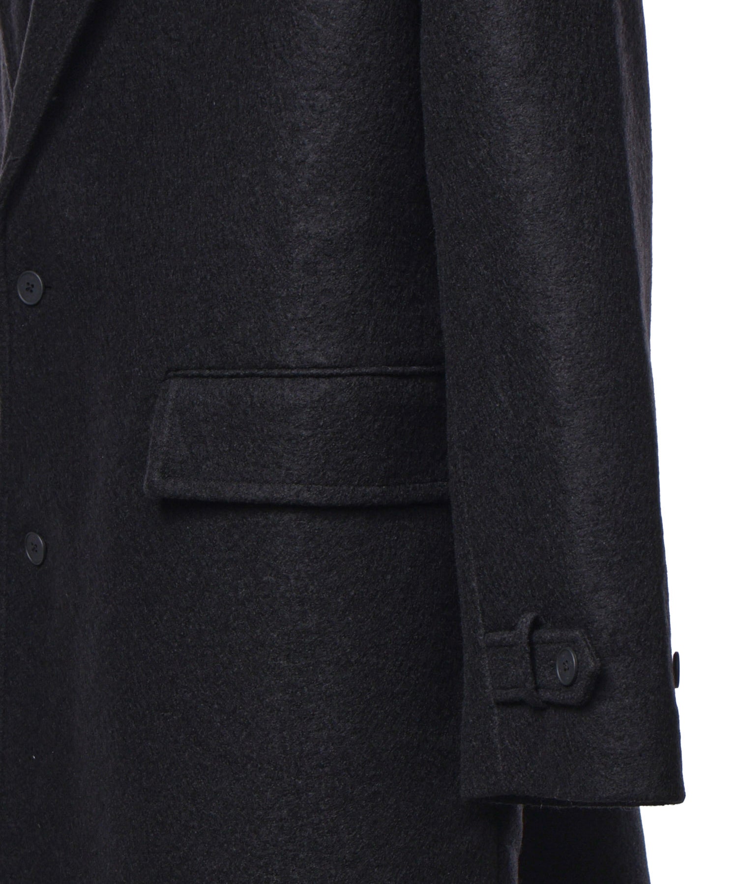 Cappotto Aurion in misto lana AW26M01017 BLK01 HELIOT EMIL 