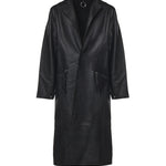 Cappotto Amplitude in pelle AW26M01018 BLK01 HELIOT EMIL 