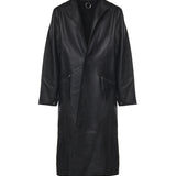 Cappotto Amplitude in pelle AW26M01018 BLK01 HELIOT EMIL 