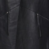 Cappotto Amplitude in pelle AW26M01018 BLK01 HELIOT EMIL 