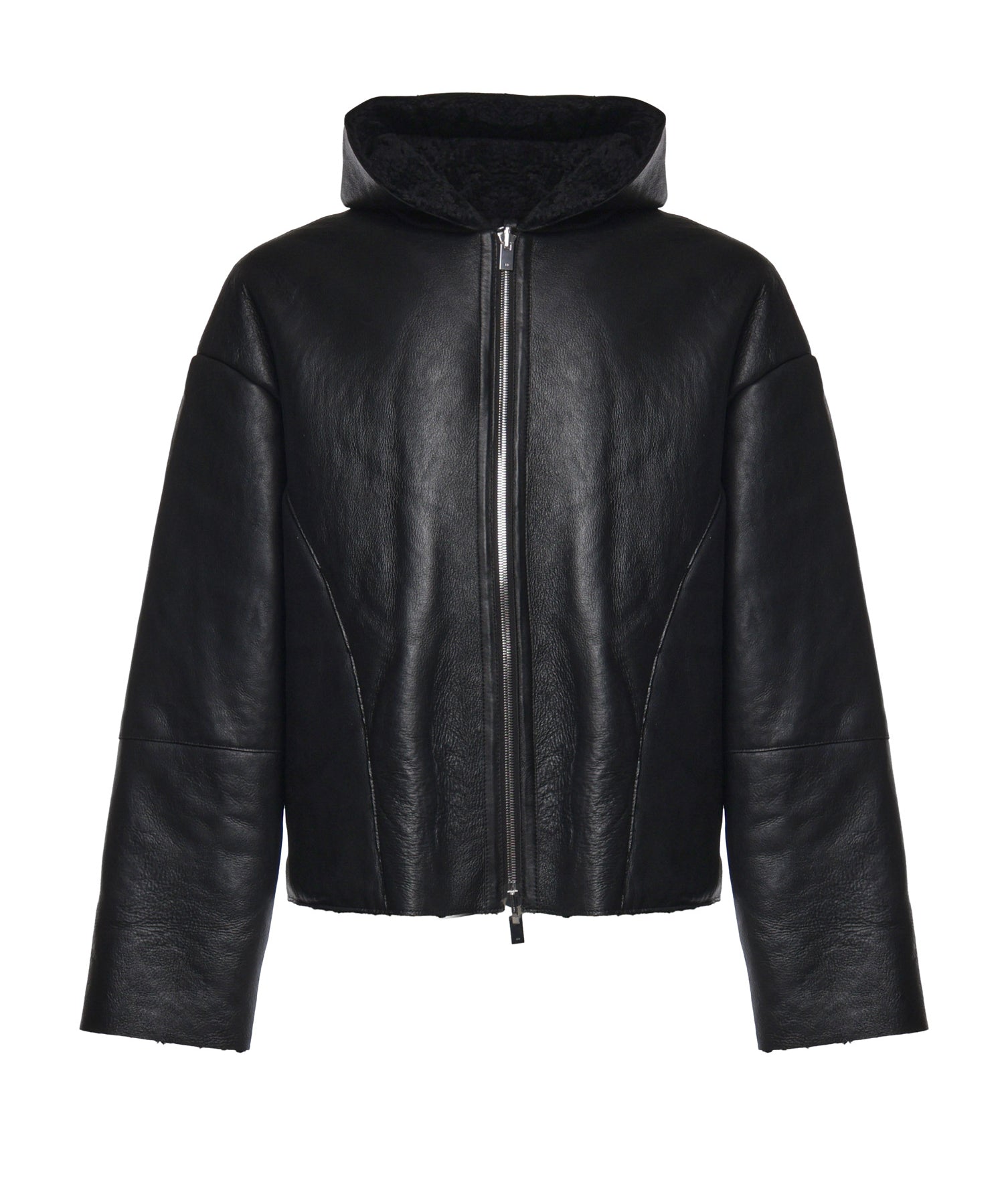 Giacca Pace in pelle AW26M02187 BLK01 HELIOT EMIL 