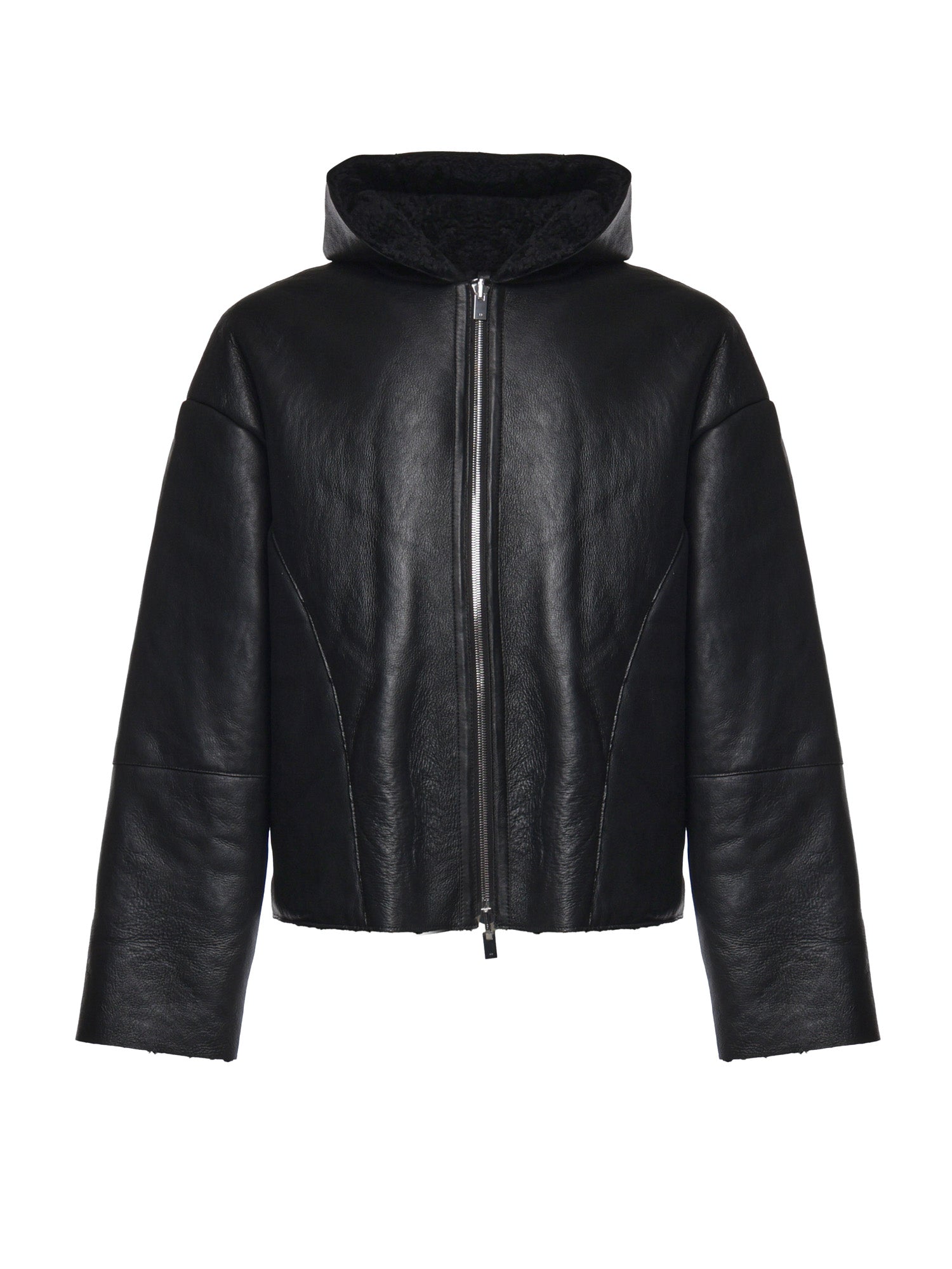 Giacca Pace in pelle AW26M02187 BLK01 HELIOT EMIL 