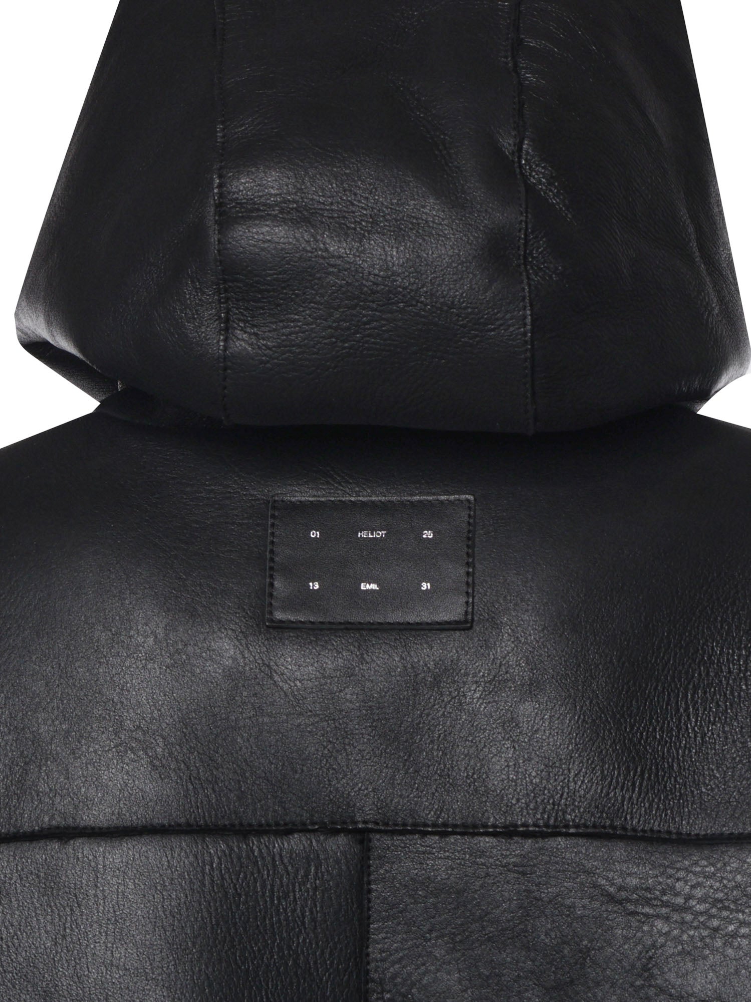 Giacca Pace in pelle AW26M02187 BLK01 HELIOT EMIL 