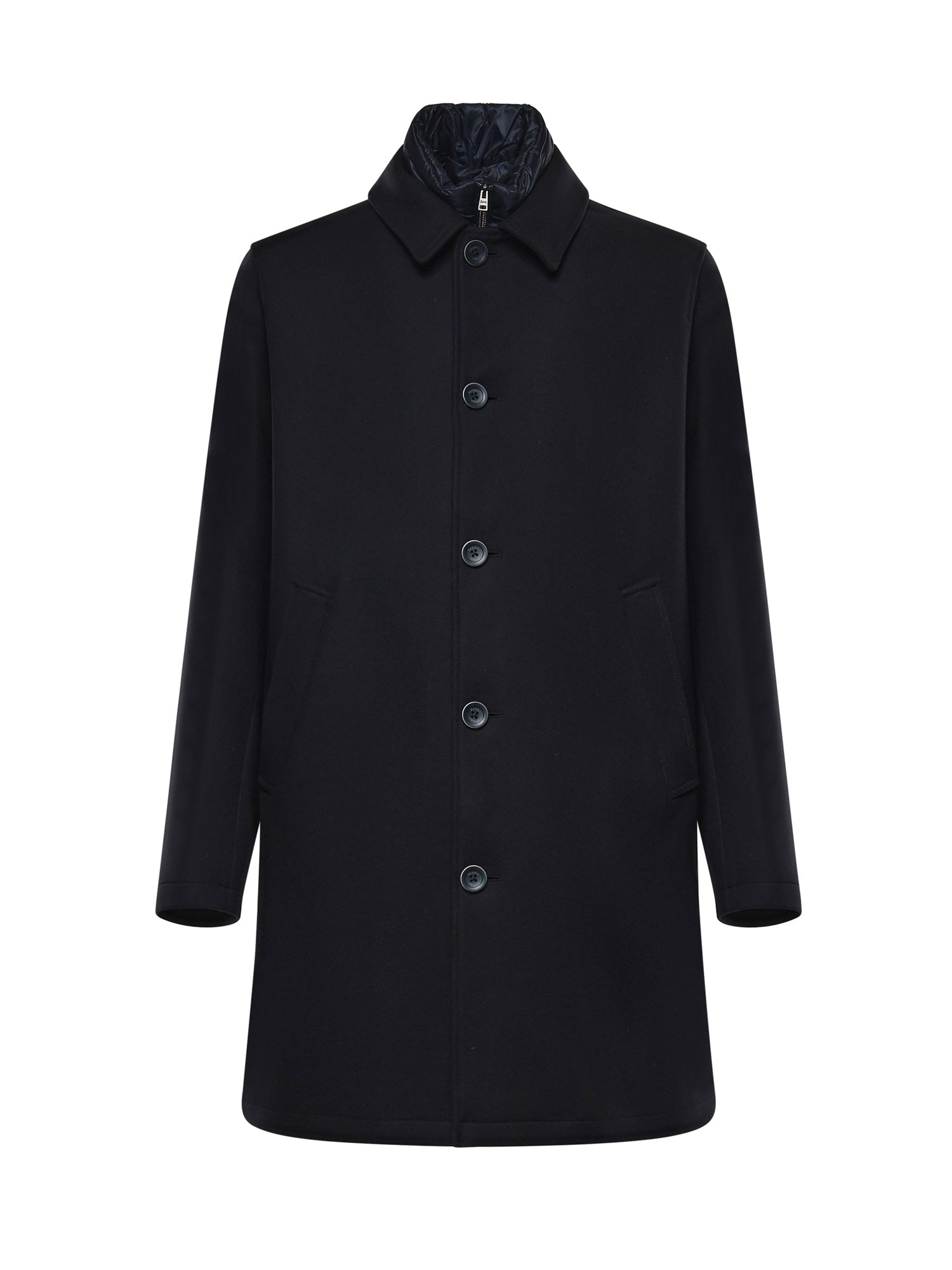 Cappotto monopetto in misto lana CA000215U 33432R9290 HERNO 