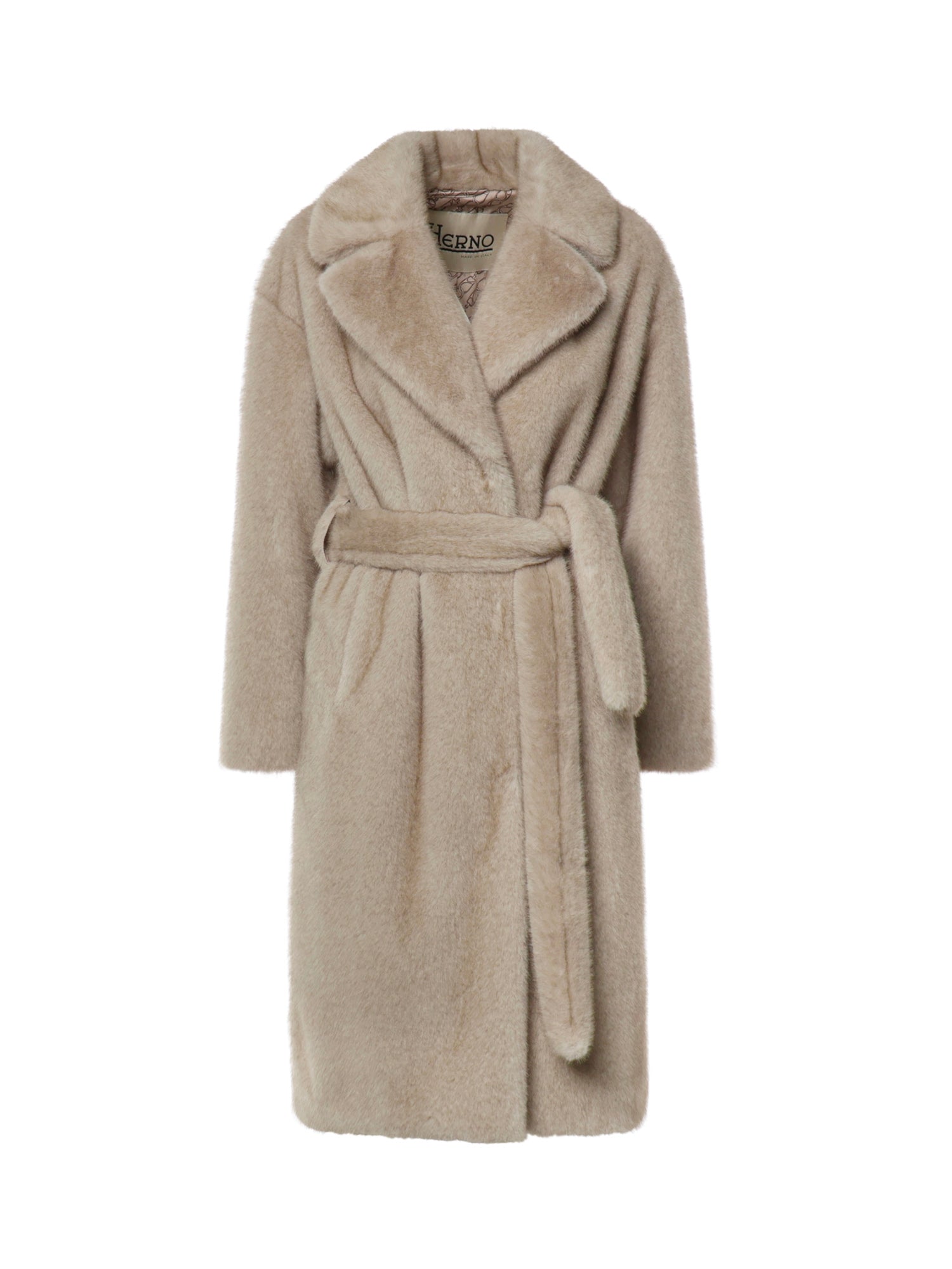 Cappotto in soft alternative fur CA000582D 127391985 HERNO 