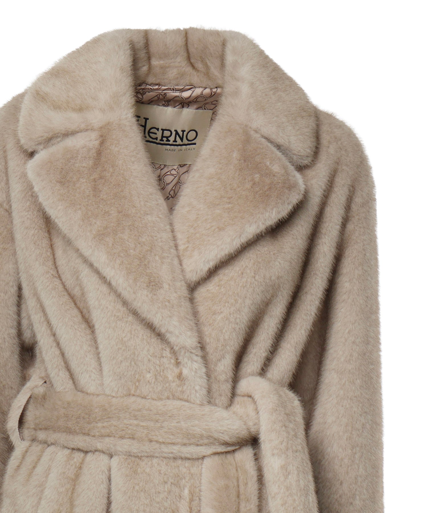 Cappotto in soft alternative fur CA000582D 127391985 HERNO 