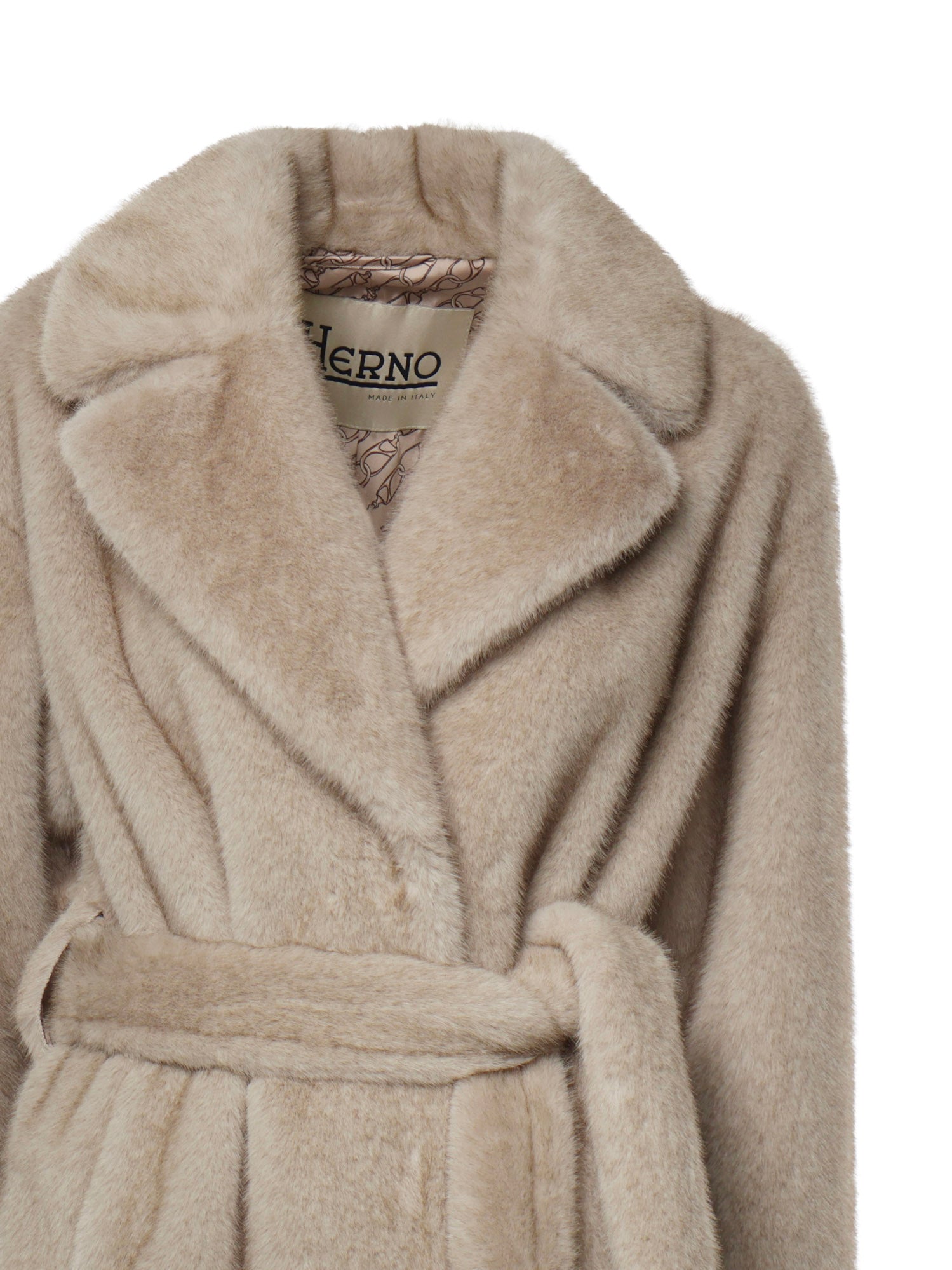 Cappotto in soft alternative fur CA000582D 127391985 HERNO 