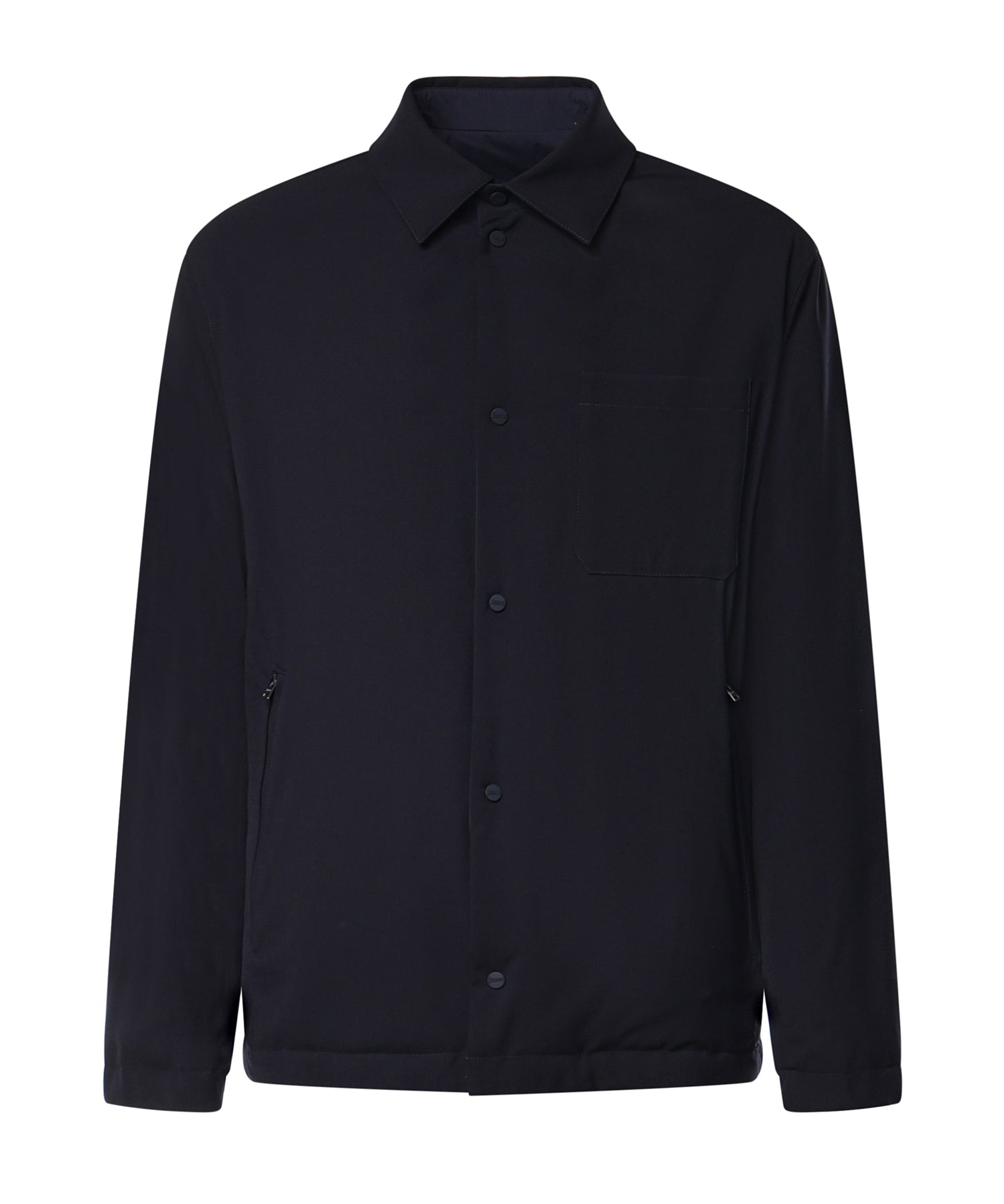 Overshirt in fresco di lana stretch GI000680U 12808Z9292 HERNO 